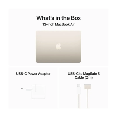 Nešiojamas kompiuteris MacBook Air 13.6'' Apple M3 8C CPU 8C GPU/8GB/256GB