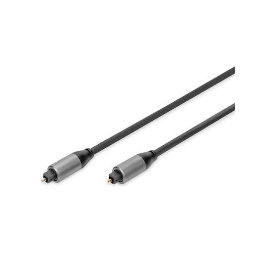 Optinis kabelis Digitus Toslink (2.2mm ODT) plug Toslink 2.2mm ODT plug 1 m-Priedai