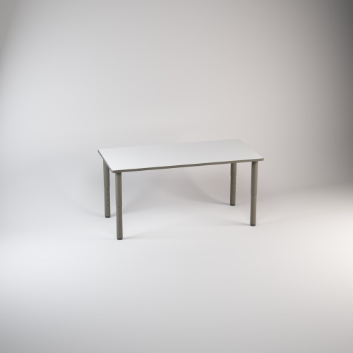 Reguliuojamo aukščio stalas IDRA 160x80 cm (T2-T6) baltas-Stalai-Biuro baldai
