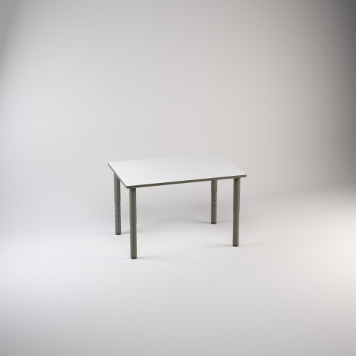 Reguliuojamo aukščio stalas IDRA 120x80 cm (T2-T6) baltas-Stalai-Biuro baldai