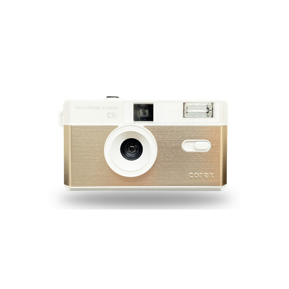 Corex Half Frame Film Camera CH1 Vegas Gold CH103-Juostiniai fotoaparatai-Fotoaparatai ir jų
