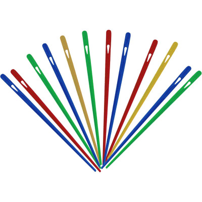 Miniland didelės plastikinės adatos (100 vnt.)-ŽAISLAI-Lukoprekyba.lt