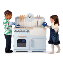 Tidlo didelė medinė žaislinė virtuvėlė (mėlyna)-ŽAISLAI-Lukoprekyba.lt