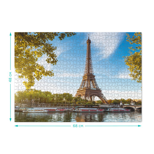 Dodo dėlionė Eifelio bokštas, Prancūzija (1000 det.)-ŽAISLAI-Lukoprekyba.lt