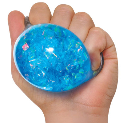 NeeDoh sensorinis kamuoliukas Crystal - Mėlyna-ŽAISLAI-Lukoprekyba.lt