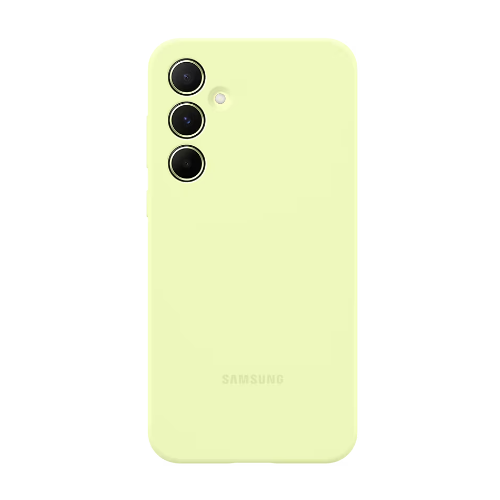 Dėklas PA556TMEGWW Silicone case for Samsung Galaxy A55 Lime-Dėklai-Mobiliųjų telefonų priedai