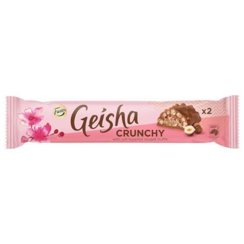 Šokoladinis batonėlis GEISHA 50g-Šokoladiniai batonėliai-Saldumynai