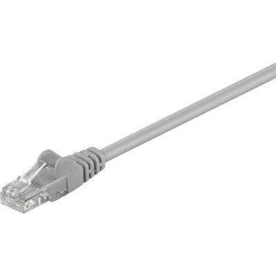 Kabelis Goobay 68362 CAT 5e patch cable, U/UTP, grey, 20 m-Kompiuteriniai kabeliai-Kompiuterių