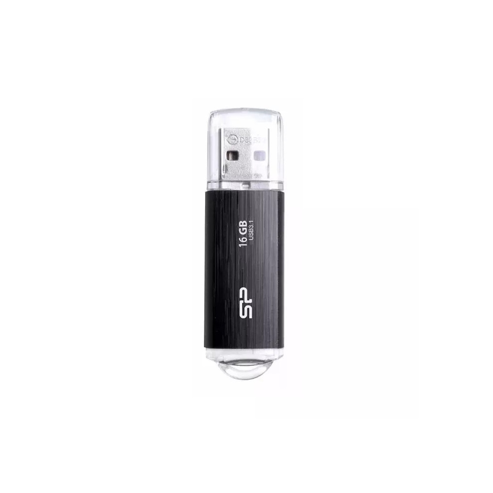 USB atmintukas Silicon Power Blaze B02 16 GB, USB 3.0, Black-USB raktai-Išorinės duomenų