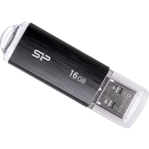 USB atmintukas Silicon Power Blaze B02 16 GB, USB 3.0, Black-USB raktai-Išorinės duomenų