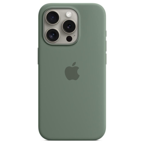 Dėklas iPhone 15 Pro Silicone Case with MagSafe - Cypress-Dėklai-Mobiliųjų telefonų priedai