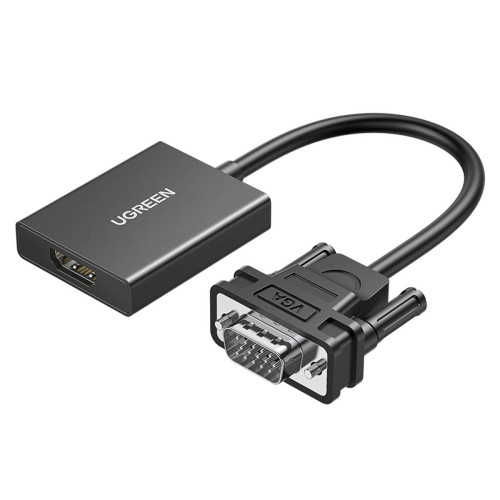 Keitiklis VGA - HDMI (reikalingas papildomas maitinimas per USB-C) CM513 UGREEN-Priedai