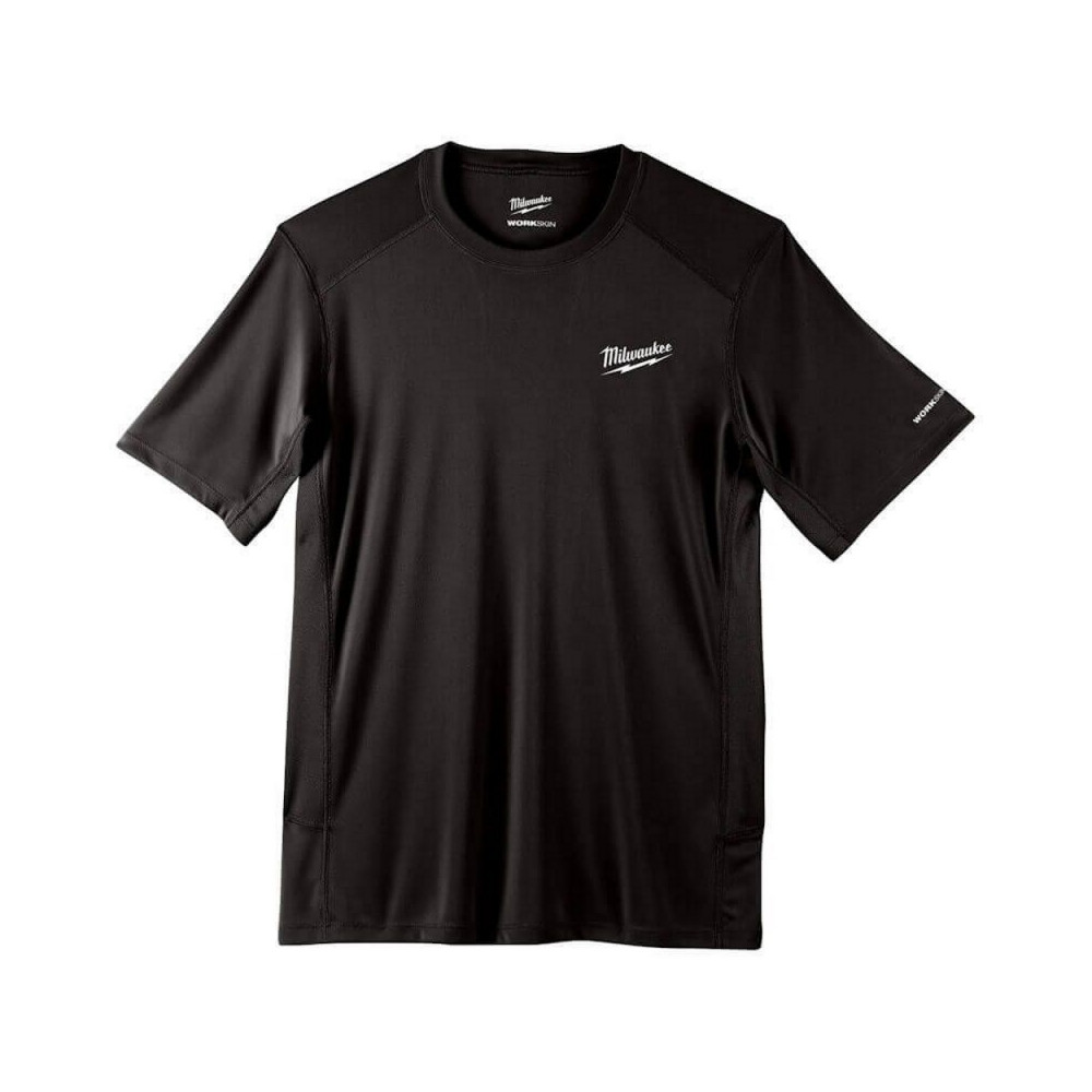 Marškinėliai MILWAUKEE Workskin, juodi L-Marškinėliai-Vyrams