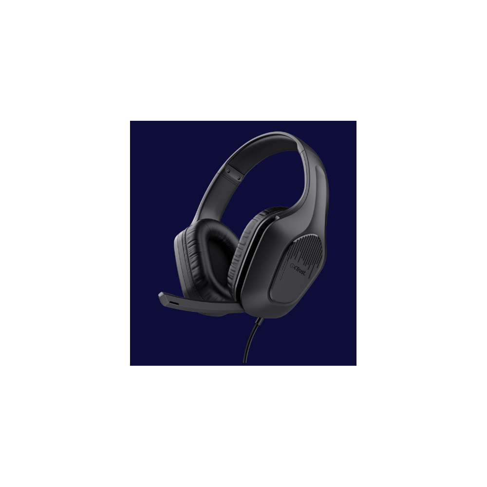 Ausinės Trust GXT415 ZIROX HEADSET - BLACK-Gaming ausinės-Žaidimų įranga