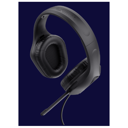 Ausinės Trust GXT415 ZIROX HEADSET - BLACK-Gaming ausinės-Žaidimų įranga