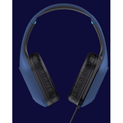 Ausinės Trust GXT415B ZIROX HEADSET - BLUE-Gaming ausinės-Žaidimų įranga