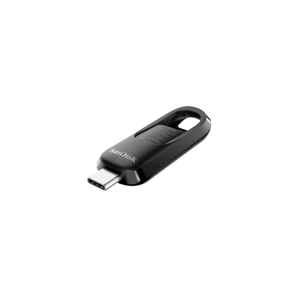 USB atmintukas SanDisk Ultra Slider USB Type-C Flash Drive 64GB USB 3.2 Ge-USB raktai-Išorinės