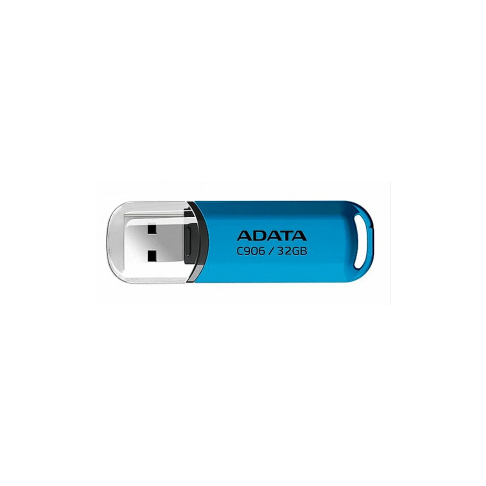 USB atmintuaks MEMORY DRIVE FLASH USB2 32GB BLUE AC906- 32G-RWB ADATA-USB raktai-Išorinės