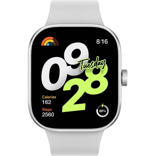 Išmanusis laikrodis Redmi Watch 4 Smart watch GPS (satellite) AMOLED | Waterproof | Silver