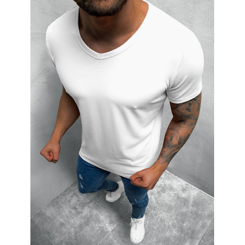 Vyriški baltos spalvos marškinėliai Dimel Marškinėliai