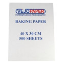 Kepimo popierius, baltas, silikonizuotas, 41 gsm, 30 x 40 cm, 500 lapų Indai, stalo įrankiai