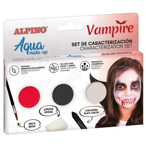 Makiažo rinkinys ALPINO Vampiro Aqua make-up 3sp Vaikiška kosmetika