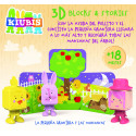 Kūdikių žaidimai 3D THE KUBIS, THE LITTLE FARMER AND THE APPLES 2-4metų Ugdymo įstaigoms