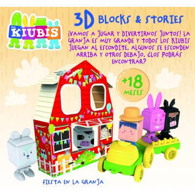 Kūdikių žaidimai 3D THE KUBIS, FARM PARTY 2-4metų Ugdymo įstaigoms