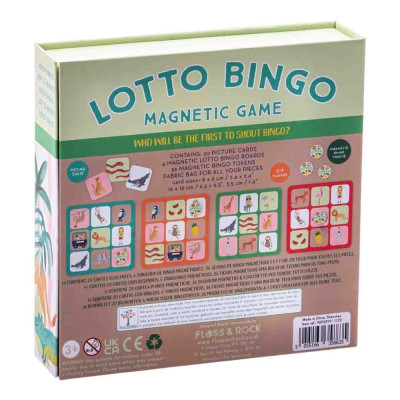 Magnetinis žaidimas bingo loto, Džiunglės Aksesuarai ir kita