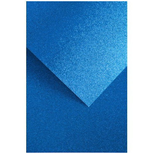 Blizgus kartonas A4 210g 5lap mėlynas Popierius ir popieriaus produktai