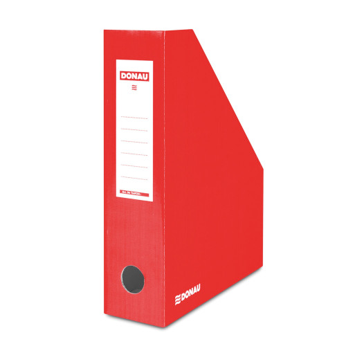 Stovas brošiūroms 80mm raudonas Padėklai dokumentams, stovai su stalčiais