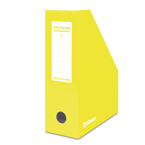 Stovas brošiūroms 100mm geltonas Padėklai dokumentams, stovai su stalčiais