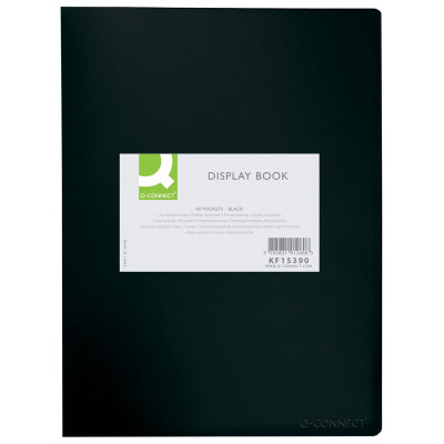 Aplankas A3 su 20 įmaučių juodas Dokumentų laikymo, archyvavimo priemonės