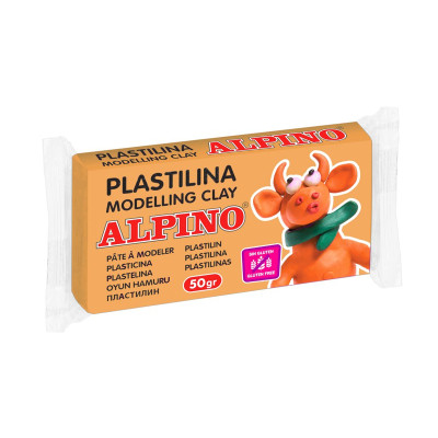 Plastilinas ALPINO 50g lašišos sp. Ugdymo ir kūrybos priemonės