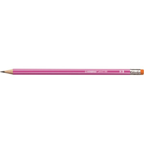 Pieštukas 160 HB su trintuku pink Rašymo priemonės