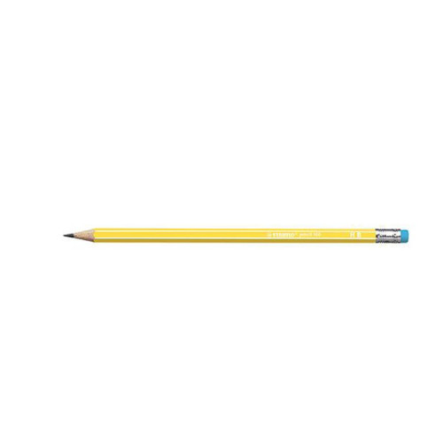 Pieštukas 160 HB su trintuku yellow Rašymo priemonės