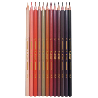 Pieštukai spalvoti ALPINO Skin tones 12sp Piešimo priemonės