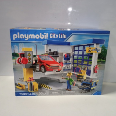 Ecost prekė po grąžinimo Playmobil City Life 70202 Automobilių dirbtuvės, remonto garažas, nuo