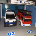 Ecost prekė po grąžinimo Dickie Toys SOS gelbėjimo stotis su policija, ugniagesiais Žaislai
