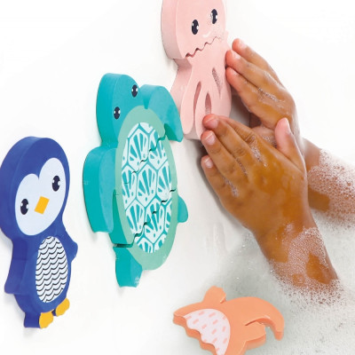 LUDI maudymosi žaislas, sudėk ir prilipink Žaislai kūdikiams, vaikams