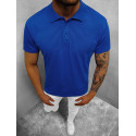 Vyriški mėlyni polo marškinėliai Casual Marškinėliai