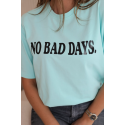 Moteriški mėtinės spalvos marškinėliai Days Moterims