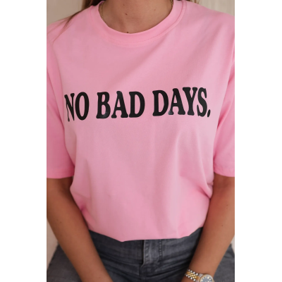 Moteriški rožiniai marškinėliai Days Moterims
