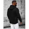 Vyriškas juodas džemperis Italy Vyriški džemperiai| Džemperiai