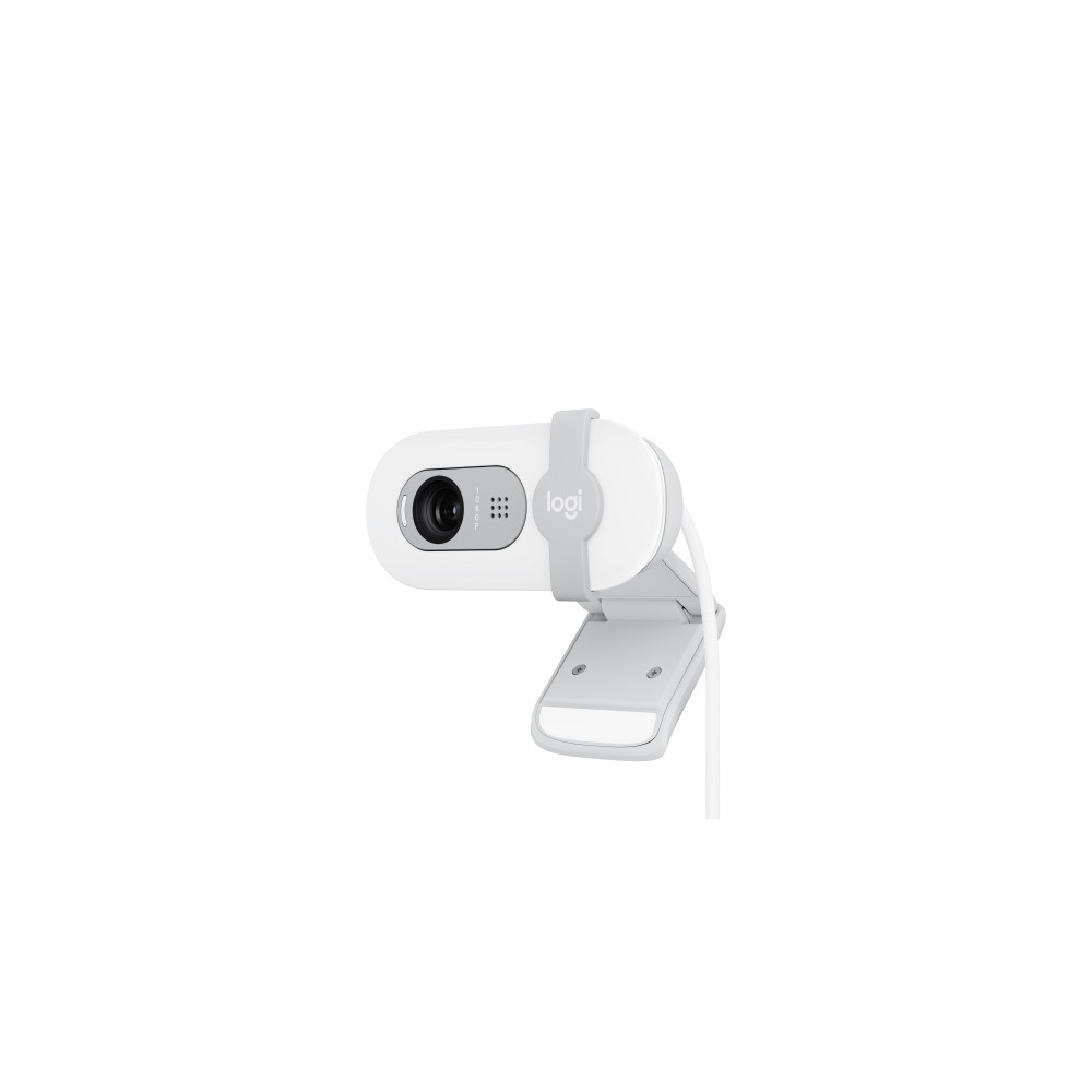 Logitech Brio 100 Full HD Internetinė kamera, 2 MP, FHD 1080p, 58°, USB, Off-White Kompiuterių