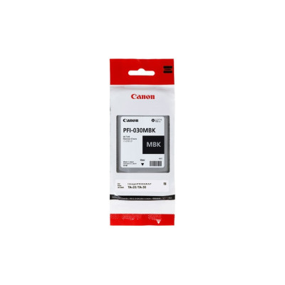 Canon PFI-030MBK (3488C001) Rašalinė kasetė, Matinė Juoda Originalios spausdintuvų kasetės