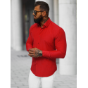 Vyriški raudoni marškiniai Classico APRANGA, AKSESUARAI