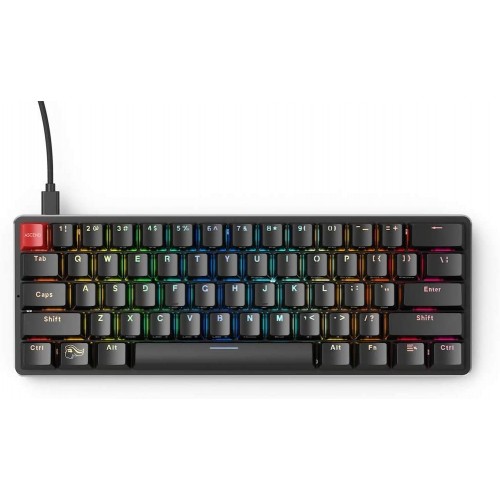 MECHANINĖ KLAVIATŪRA Glorious PC Gaming Race GMMK Compact Tastatur - Gateron Brown, US-Layout