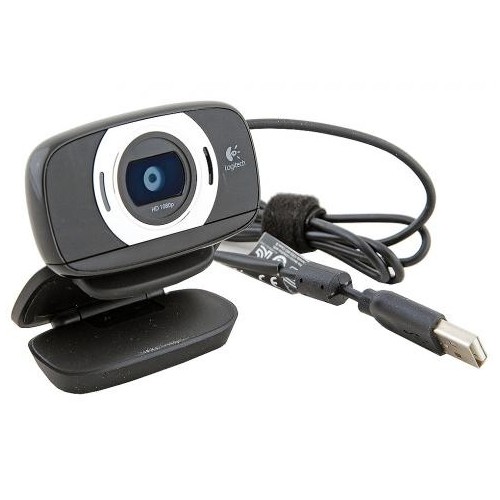 Internetinė kamera Logitech C615 HD USB (960-001056), juoda-Internetinės kameros-Kompiuterių