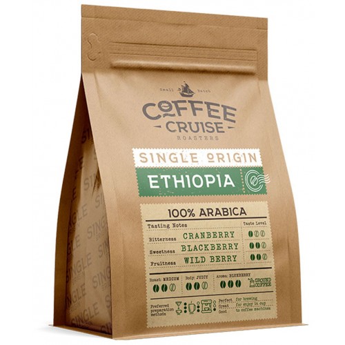 KAVOS PUPELĖS COFFEE CRUISE ETHIOPIA 150g-Arbatinukai-Virtuvės ir stalo reikmenys